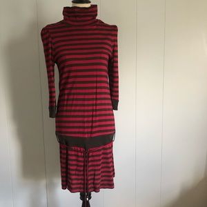 Juicy Couture Maroon/Brown Stripe Dress/Top. Sz M
